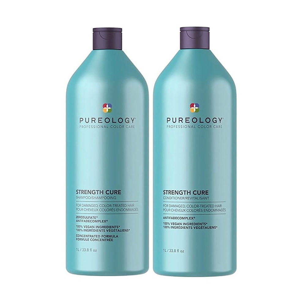 ✨Pureology Strength Cure Shampoo & conditioner liters✨